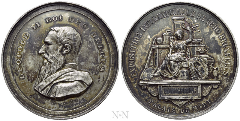 BELGIUM. Leopold II (1865-1909). Medal (1880). By A. Fisch. 

Obv: LEOPOLD II ...