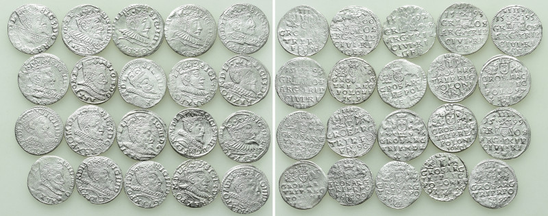 20 Coins of Poland. 

Obv: .
Rev: .

. 

Condition: See picture.

Weigh...