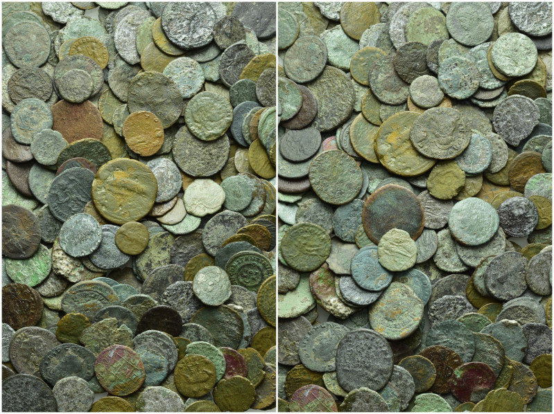 Circa 280 Roman Coins. 

Obv: .
Rev: .

. 

Condition: See picture.

We...