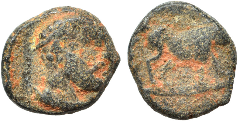 Greek. Ae (bronze, 0.91 g, 9 mm). Fine.