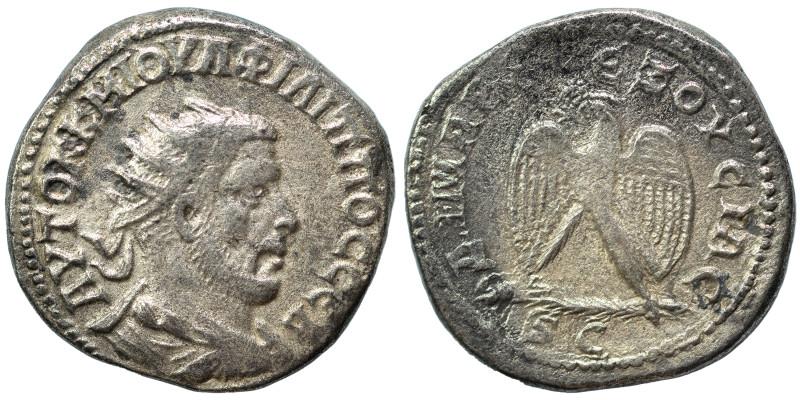 SYRIA, Seleucis and Pieria. Antioch. Philip I, 244-249. Tetradrachm (billon, 19....