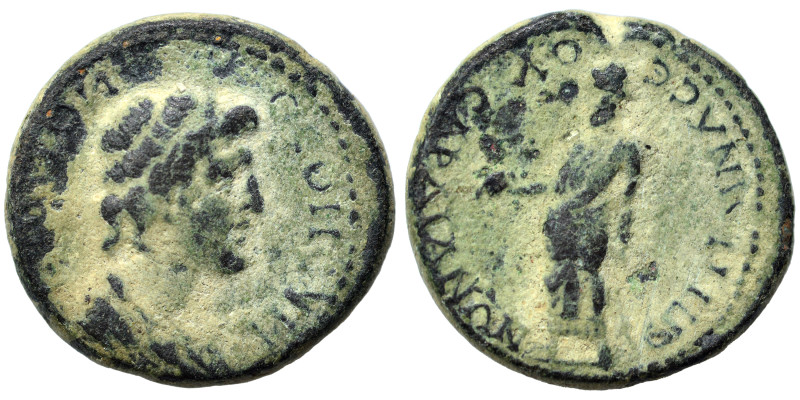 LYDIA. Sardis. Pseudo-autonomous, time of Nero, 54-68. Ae (bronze, 4.08 g, 18 mm...