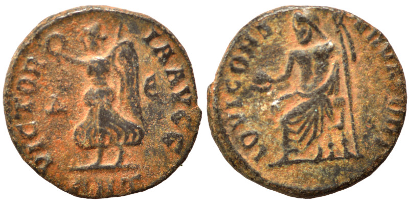 Time of Maximinus II, 310-313. Follis (bronze, 1.41 g, 14 mm), ‘Persecution’ iss...