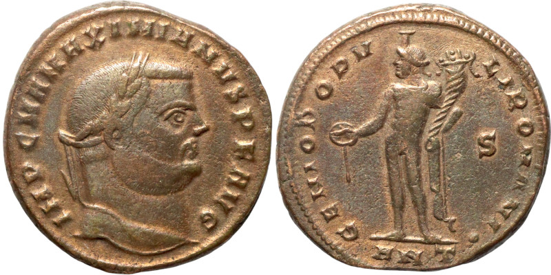 Maximianus Herculius AD 286-305. IMP C M A MAXIMIANVS P F AVG, laureate head rig...