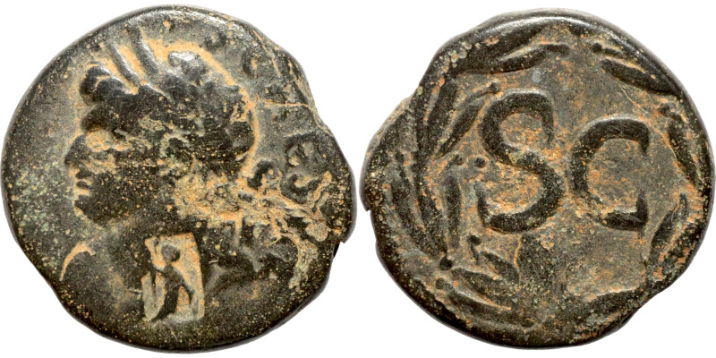 Vespasian (69-79). Seleucis and Pieria, Antioch. AD 73-4. Laureate head l. R/ SC...