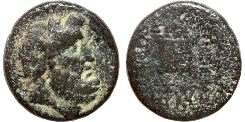 Greek coin 1-4 Century bronze

22mm 10,18g

Artificial sand patina