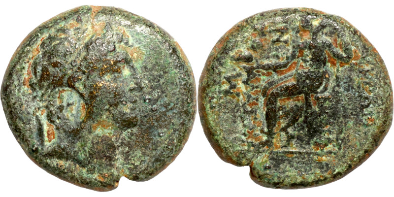 Greek coin 1-4 Century bronze

18mm 6,93g