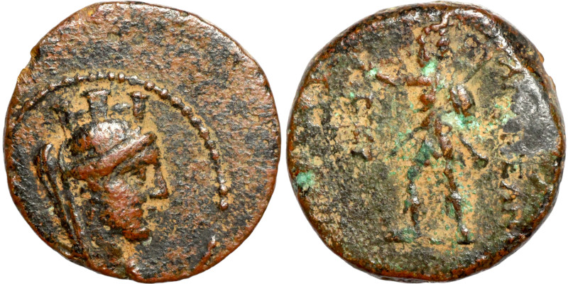 Greek coin 1-4 Century bronze

16mm 3,72g