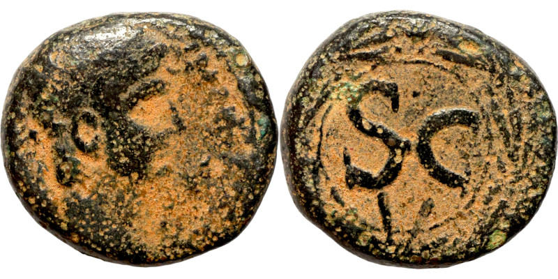 Roman coin bronze

18mm 6,95g

Artificial sand patina