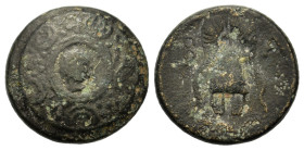 Kings of Macedon. Alexander III (336-323 BC). AE Half Unit (15,3mm, 3.7g). Struck posthumously under Philip III Arrhidaios. Uncertain mint in Asia Min...