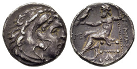 Kings of Macedon. Antigonos I Monophthalmos (Strategos of Asia, 320-306/5 BC, or king, 306/5-301 BC). AR Drachm (16,3mm, 4.3g). In the name and types ...