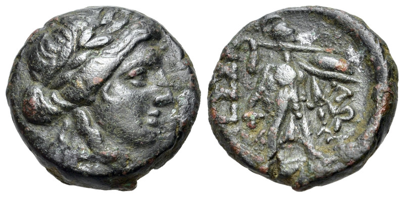 Thessaly, Thessalian League, c. 150 BC. Æ Trichalkon (19mm, 7.09g, 12h). Tima......