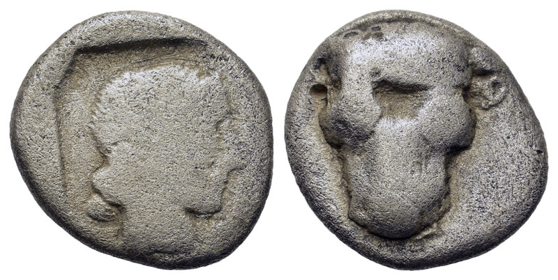 Phokis, Federal Coinage, c. 460-457 BC. AR Triobol or Hemidrachm (17,5mm, 2.5g)....