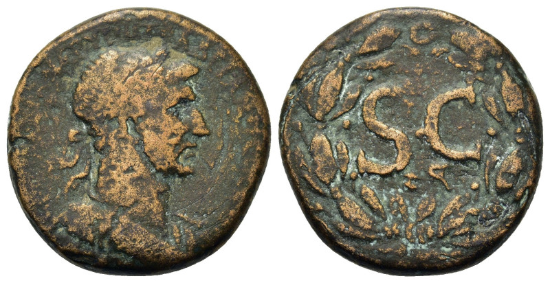 Augustus (27 BC-AD 14). Seleucis and Pieria, Antioch. Æ As (25,3mm, 14.4g). Laur...