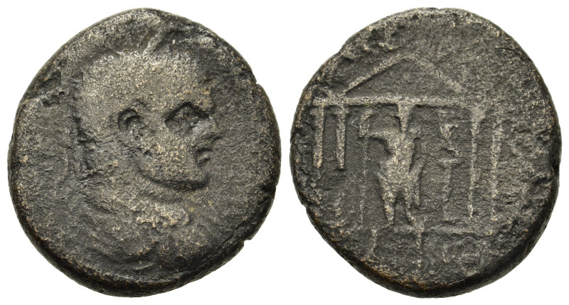 Caracalla (197-217). Phoenicia, Berytus. Æ (23mm, 11.2g). Laureate, draped and c...