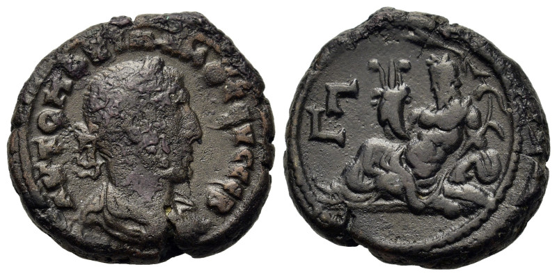 Maximinus I (235-238). BI Tetradrachm (23,4mm, 12.2g). Alexandria, Egypt. Laurea...