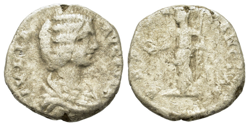 Julia Domna (Augusta, 193-211). AR Denarius (17mm, 2.5g). Laodicea, AD 198-202. ...