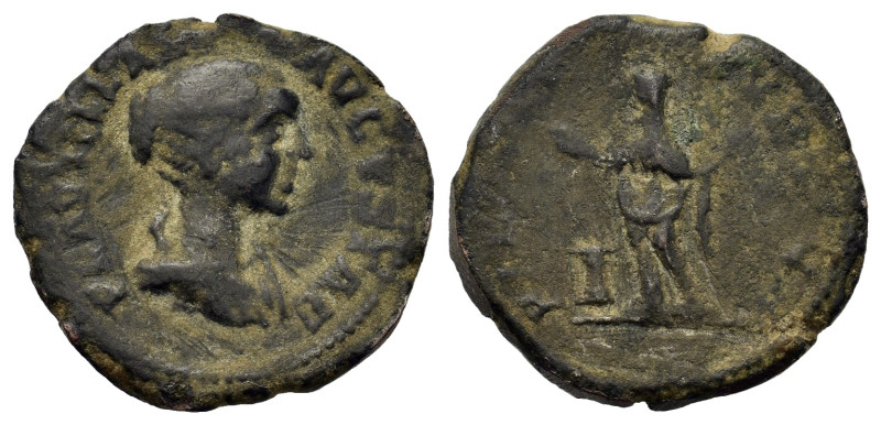 Plautilla (Augusta, 202-205). Fourrèe Denarius (18,8mm, 3.4g). Draped bust r. R/...
