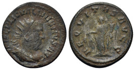 Valerian I (253-260). Antoninianus (21,6mm, 3.8g). Antioch. Radiate, draped and cuirassed bust right. R/Aequitas standing left, holding scales and cor...