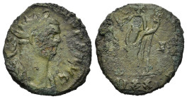 Carausius (The British Empire, 287-293). Æ Antoninianus (19,8mm, 2.7g). Londinium. Radiate, draped and cuirassed bust r. R/ Pax standing left with bra...