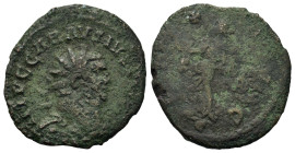 Carausius (286-293). Romano-British emperor. Æ Antoninianus (22,2mm, 3.6g). Camulodunum (Colchester). Radiate, draped and cuirassed bust r. R/ Pax sta...