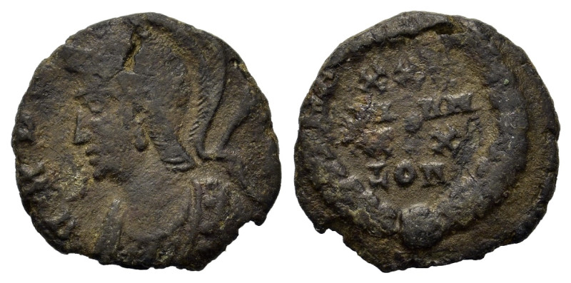 Commemorative Series. AD 330-354. Æ Follis (13,6mm, 1.3g). Uncertain mint. Struc...