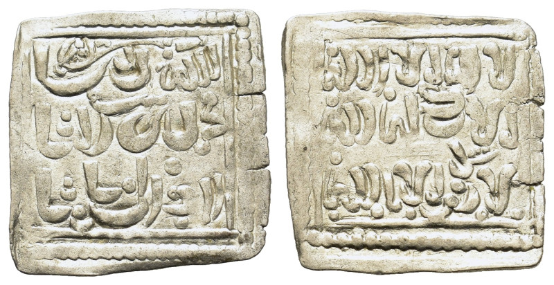 Islamic. AR Square Dirham (17,8mm, 1.2g). To be catalogue.