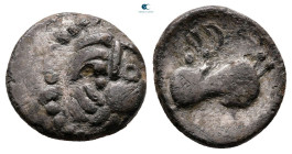 Eastern Europe. Imitation of Philip II of Macedon 200 BC. Fourrée Drachm