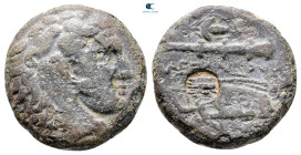 Kings of Macedon. Uncertain mint. Alexander III "the Great" 336-323 BC. Bronze Æ