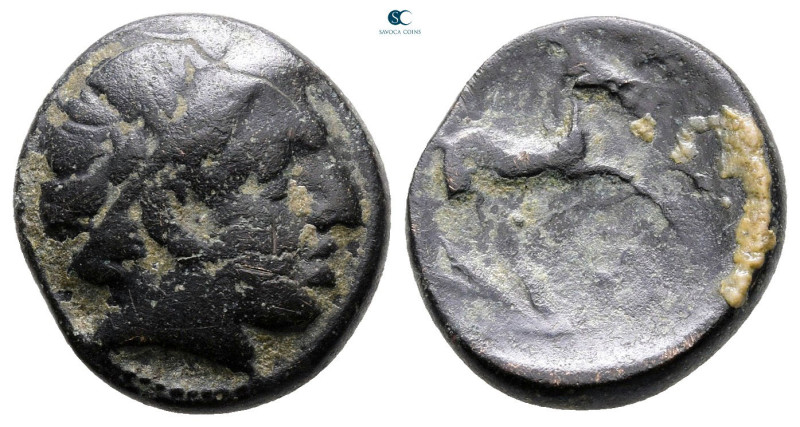 Kings of Macedon. Uncertain mint. Alexander III "the Great" 336-323 BC. 
Bronze...