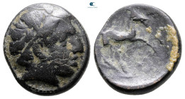 Kings of Macedon. Uncertain mint. Alexander III "the Great" 336-323 BC. Bronze Æ