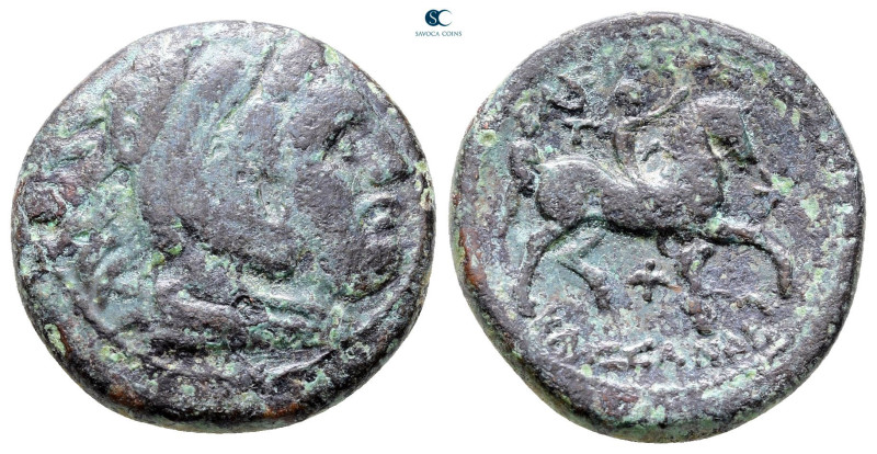 Kings of Macedon. Uncertain mint. Kassander 306-297 BC. 
Bronze Æ

21 mm, 6,1...