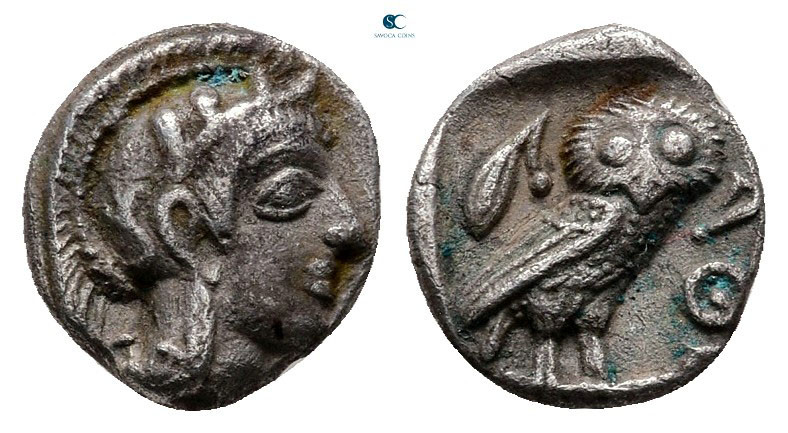 Attica. Athens circa 454-404 BC. 
Obol AR

9 mm, 0,65 g



Good Very Fine