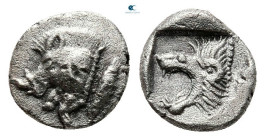 Mysia. Kyzikos circa 525-475 BC. Hemiobol AR