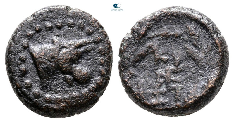 Mysia. Kyzikos circa 200 BC. 
Bronze Æ

12 mm, 2,26 g



Very Fine