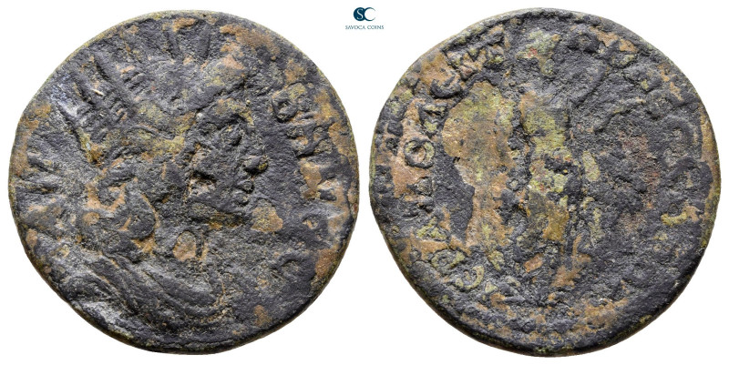 Phrygia. Hierapolis. Pseudo-autonomous issue AD 218-222. 
Bronze Æ

24 mm, 5,...