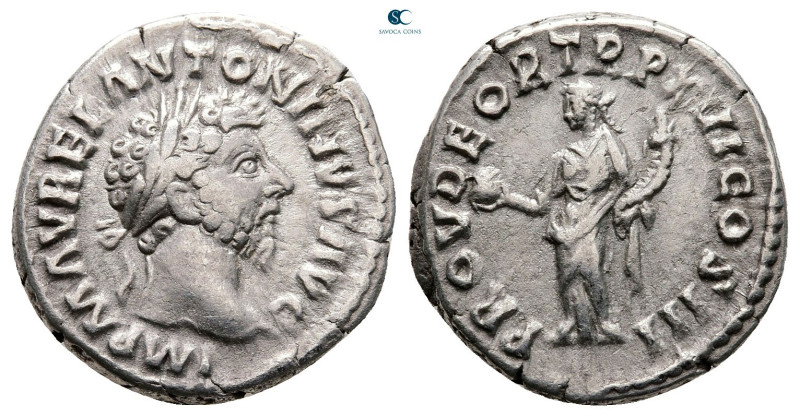 Marcus Aurelius AD 161-180. Rome
Denarius AR

18 mm, 3,10 g



Very Fine