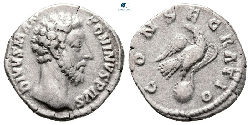 Divus Marcus Aurelius AD 180. Rome
Denarius AR

18 mm, 2,55 g



Very Fin...