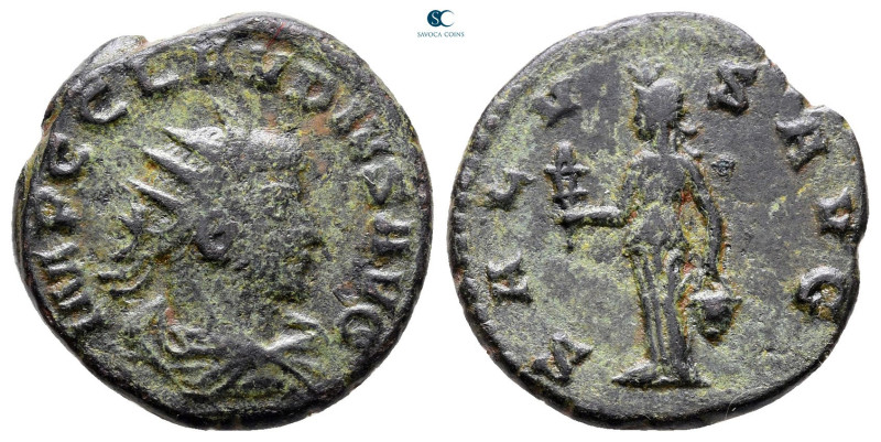 Claudius II (Gothicus) AD 268-270. Antioch
Billon Antoninianus

19 mm, 3,88 g...