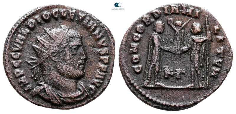 Diocletian AD 284-305. Cyzicus
Radiatus Æ

20 mm, 2,58 g



Nearly Very F...