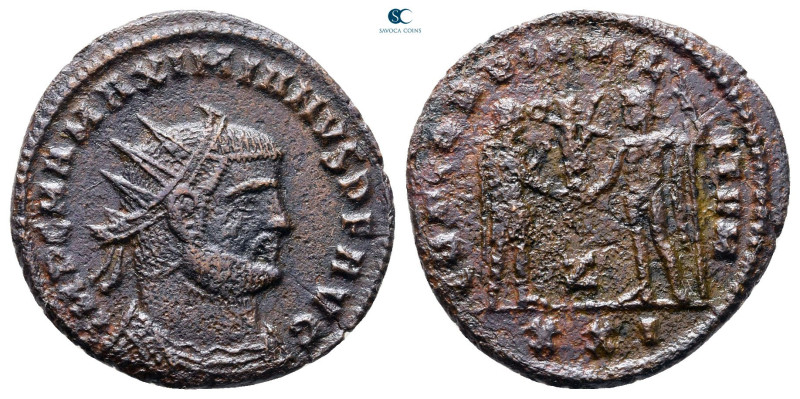 Maximianus Herculius AD 286-305. Cyzicus
Radiatus Æ

21 mm, 3,27 g



Ver...