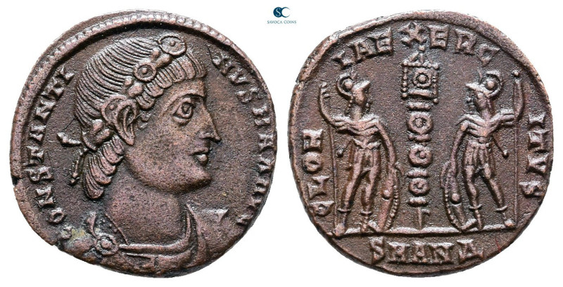 Constantine I the Great AD 306-337. Antioch
Follis Æ

16 mm, 1,43 g



Ve...