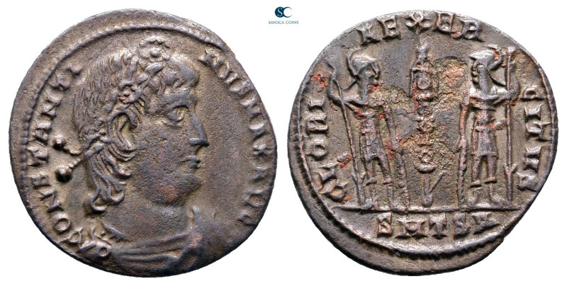 Constantine I the Great AD 306-337. Thessaloniki
Follis Æ

17 mm, 1,46 g

...