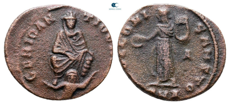 Time of Maximinus II AD 310-313. Antioch
Follis Æ

15 mm, 1,34 g



Very ...