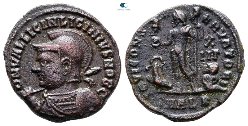 Licinius II, as Caesar AD 317-324. Alexandria
Follis Æ

18 mm, 2,88 g



...