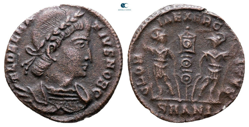 Delmatius, as Caesar AD 335-337. Antioch
Follis Æ

15 mm, 1,10 g



Nearl...