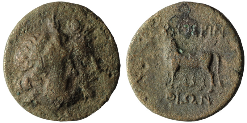 Perinthos, Thrace. ca 350 BC. Obv. Jugate heads of Serapis and Isis right / Rev....