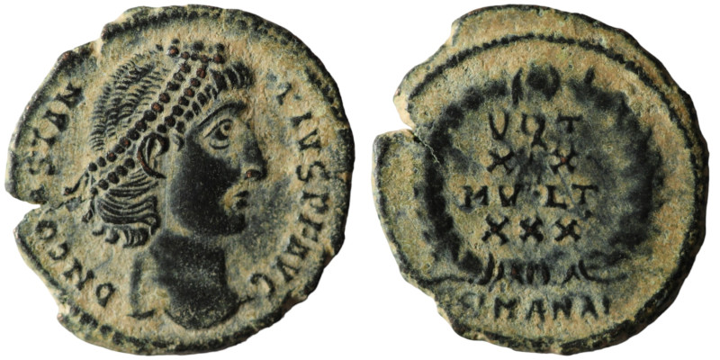 Constantinus II. (337-361 AD). Æ Follis. Antioch. 16mm, 1,64g