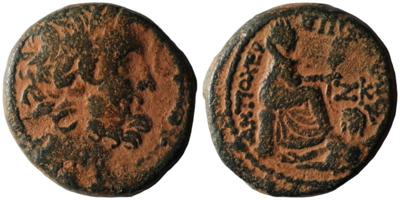 Seleucis and Pieria under P. Quinctillius Varus. (7-6BC). Pseudo-autonomous Bron...