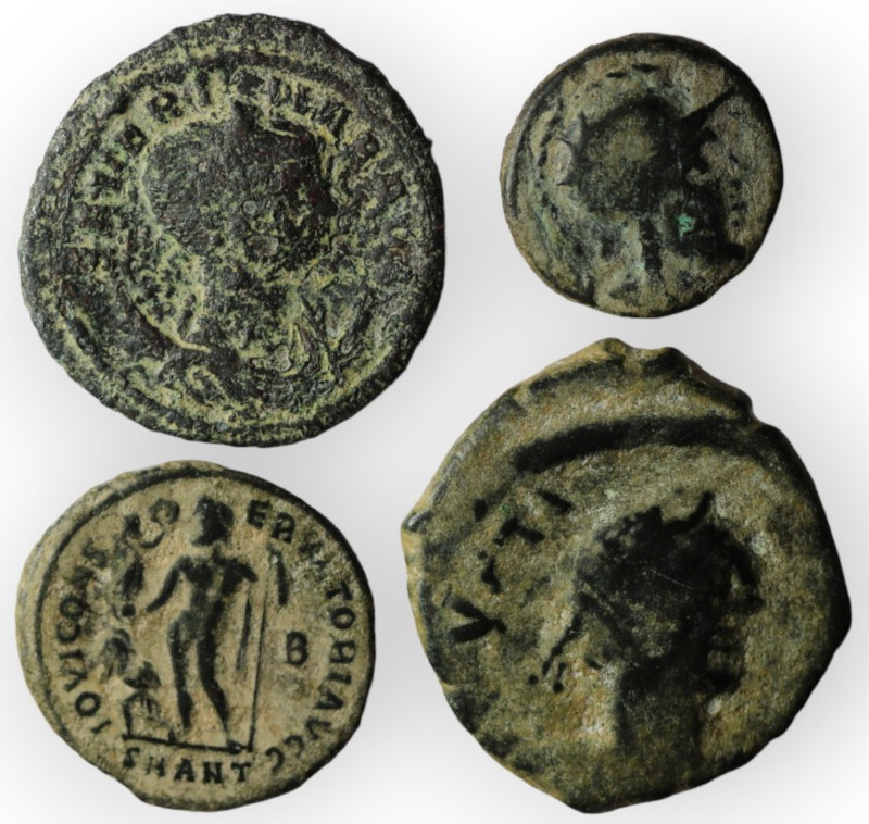 Lot of 4 ancient coins. sold as seen, no return. relisted from Auction 11 - unpa...